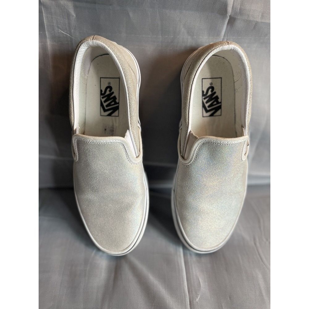 VANS Glitter Slip On Shoes 6.5M/8W